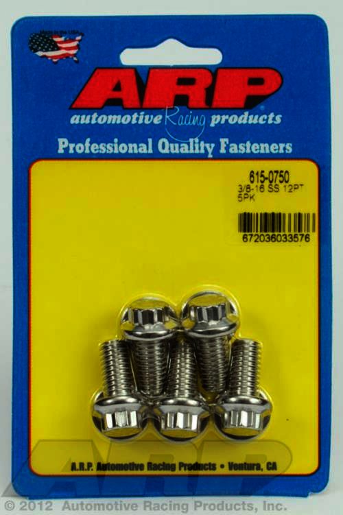 ARP 3/8-16 x 0.750 12pt 7/16 wrenching SS bolts - Klik om te sluiten