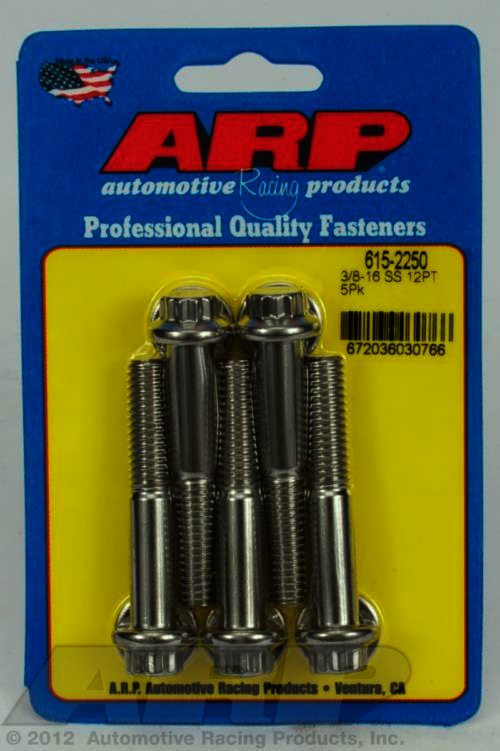 ARP 3/8-16 x 2.250 12pt 7/16 wrenching SS bolts - Klik om te sluiten