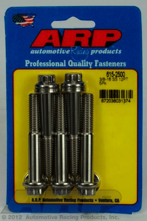 ARP 3/8-16 x 2.500 12pt 7/16 wrenching SS bolts - Klik om te sluiten