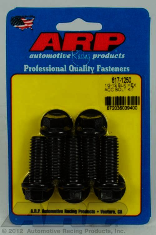 ARP 1/2-13 x 1.250 hex black oxide bolts - Klik om te sluiten