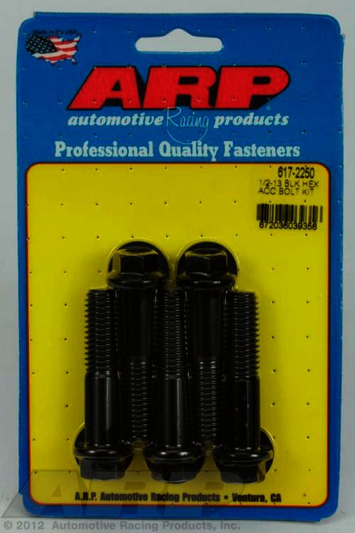 ARP 1/2-13 x 2.250 hex black oxide bolts - Klik om te sluiten