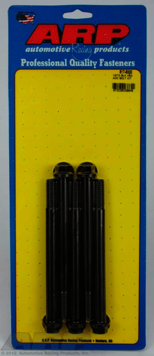 ARP 1/2-13 x 6.000 hex black oxide bolts - Klik om te sluiten