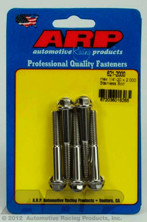 ARP 1/4-20 x 2.000 hex SS bolts - Klik om te sluiten