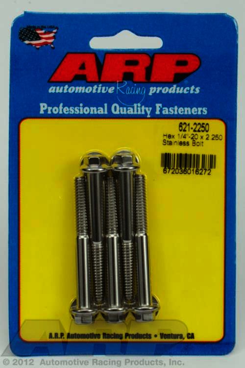 ARP 1/4-20 x 2.250 hex SS bolts - Klik om te sluiten