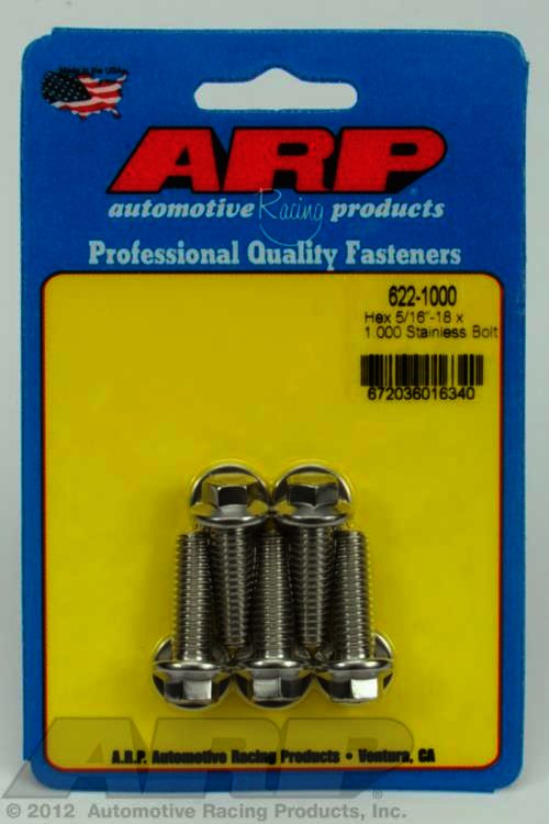 ARP 5/16-18 x 1.000 hex SS bolts - Klik om te sluiten