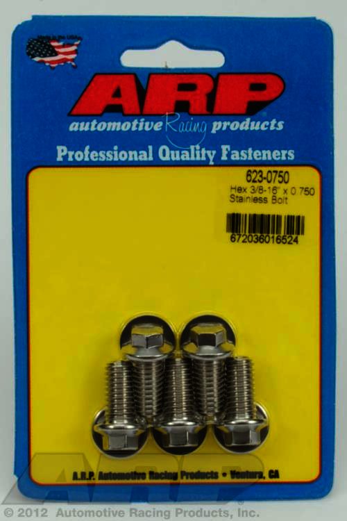 ARP 3/8-16 x 0.750 hex SS bolts - Klik om te sluiten