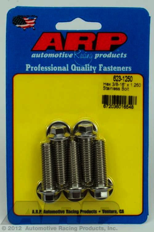 ARP 3/8-16 x 1.250 hex SS bolts - Klik om te sluiten