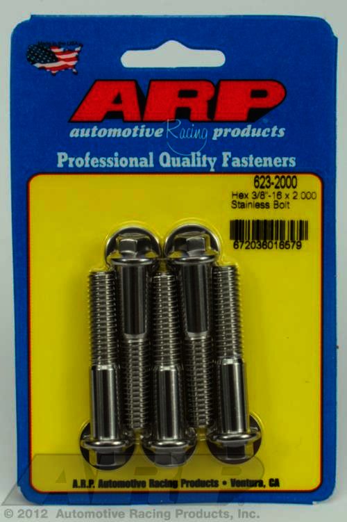 ARP 3/8-16 x 2.000 hex SS bolts - Klik om te sluiten