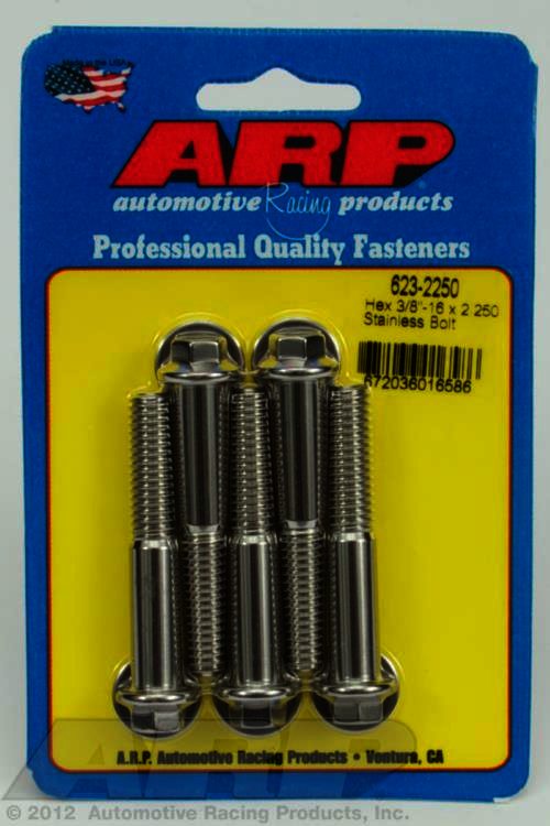 ARP 3/8-16 x 2.250 hex SS bolts - Klik om te sluiten