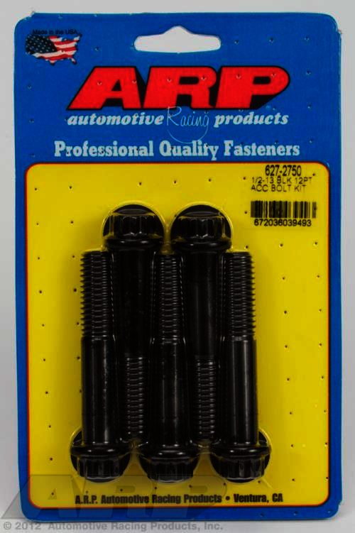 ARP 1/2-13 x 2.750 12pt black oxide bolts - Klik om te sluiten