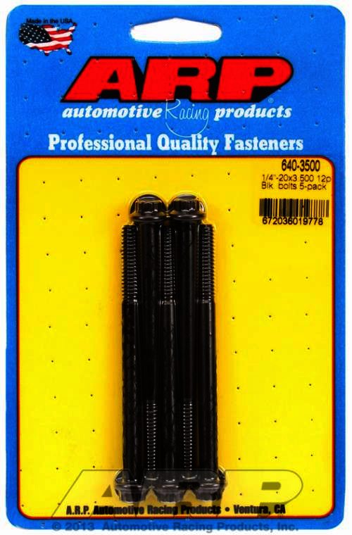 ARP 1/4-20 x 3.500 12pt black oxide bolts - Klik om te sluiten