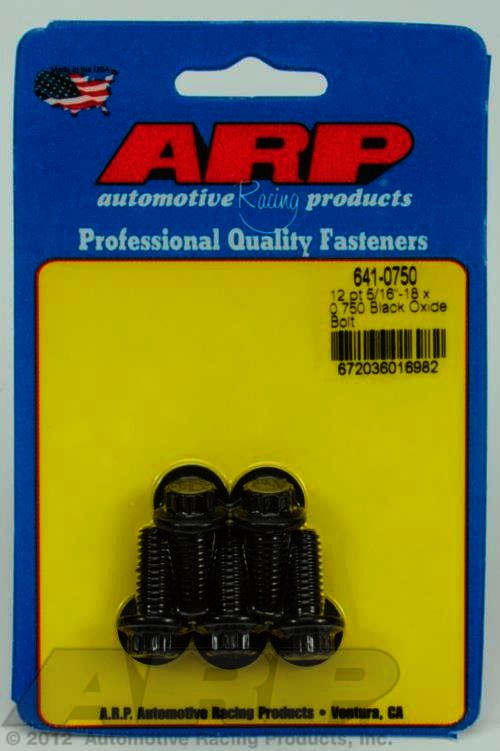 ARP 5/16-18 x 0.750 12pt black oxide bolts - Klik om te sluiten