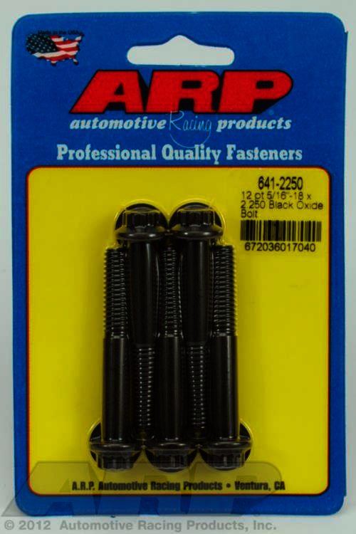 ARP 5/16-18 x 2.250 12pt black oxide bolts - Klik om te sluiten