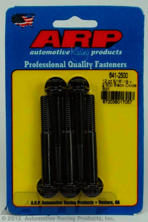 ARP 5/16-18 x 2.500 12pt black oxide bolts - Klik om te sluiten