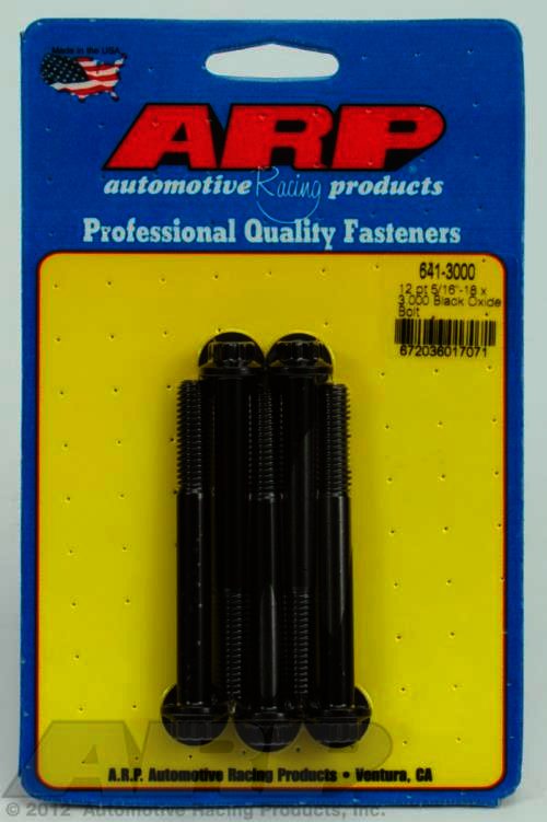 ARP 5/16-18 x 3.000 12pt black oxide bolts - Klik om te sluiten