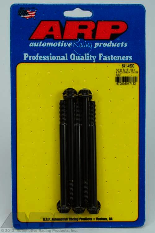 ARP 5/16-18 x 4.500 12pt black oxide bolts - Klik om te sluiten