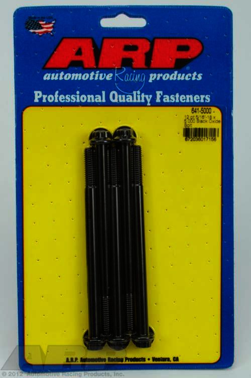 ARP 5/16-18 x 5.000 12pt black oxide bolts - Klik om te sluiten