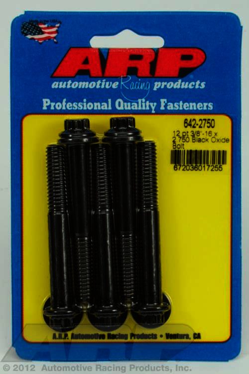 ARP 3/8-16 x 2.750 12pt black oxide bolts - Klik om te sluiten