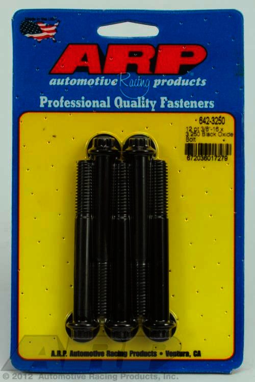 ARP 3/8-16 x 3.250 12pt black oxide bolts - Klik om te sluiten