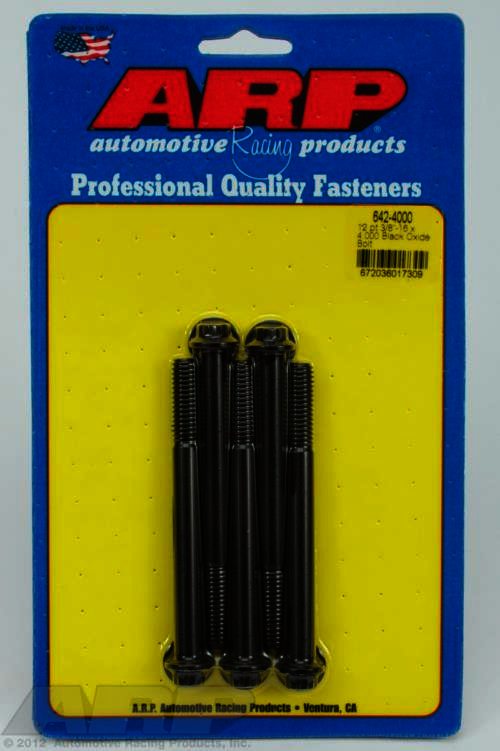 ARP 3/8-16 x 4.000 12pt black oxide bolts - Klik om te sluiten