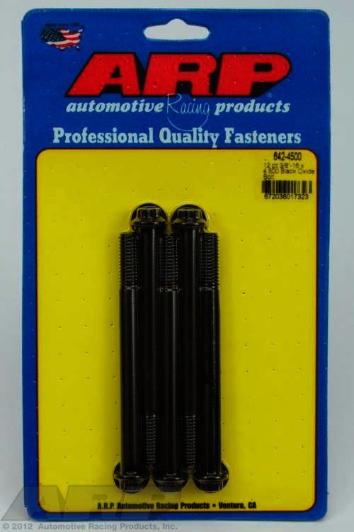 ARP 3/8-16 x 4.500 12pt black oxide bolts - Klik om te sluiten