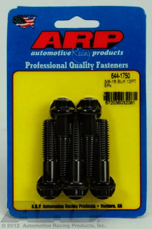 ARP 3/8-16 x 1.750 12pt 7/16 wrenching black oxide bolts - Klik om te sluiten