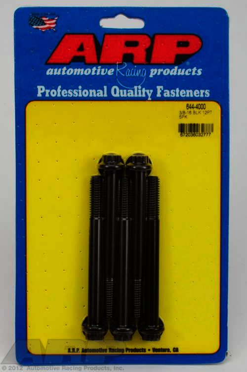 ARP 3/8-16 x 4.000 12pt 7/16 wrenching black oxide bolts - Klik om te sluiten