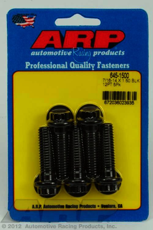 ARP 7/16-14 X 1.500 12pt 1/2 wrenching black oxide bolts - Klik om te sluiten