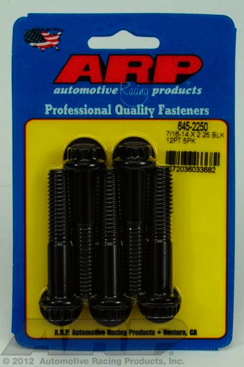 ARP 7/16-14 X 2.250 12pt 1/2 wrenching black oxide bolts - Klik om te sluiten