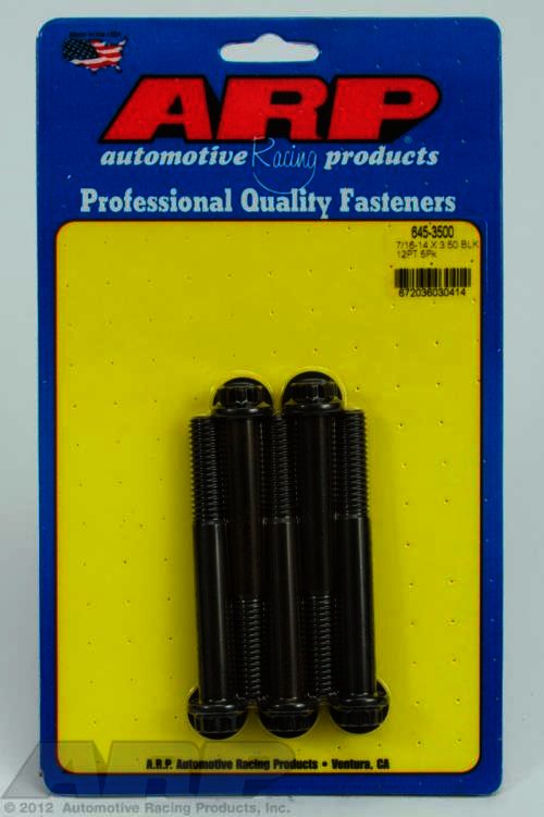 ARP 7/16-14 X 3.500 12pt 1/2 wrenching black oxide bolts - Klik om te sluiten