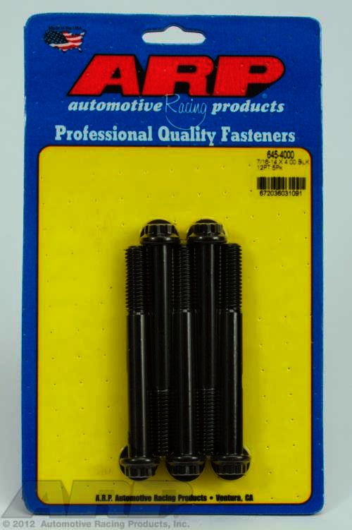 ARP 7/16-14 X 4.000 12pt 1/2 wrenching black oxide bolts - Klik om te sluiten