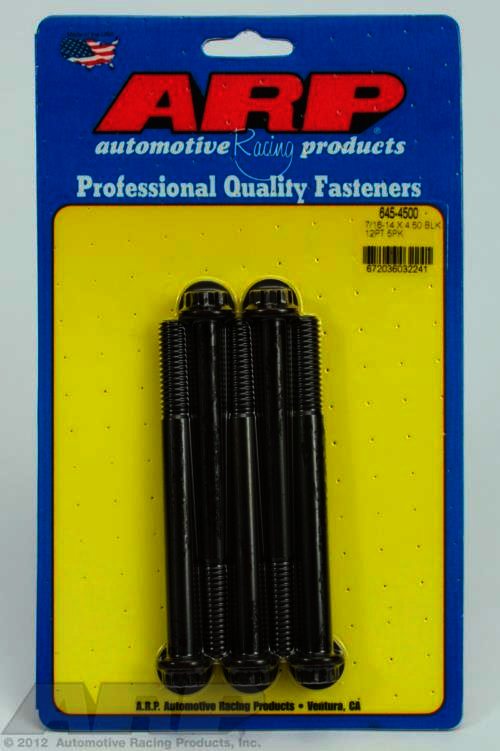 ARP 7/16-14 X 4.500 12pt 1/2 wrenching black oxide bolts - Klik om te sluiten