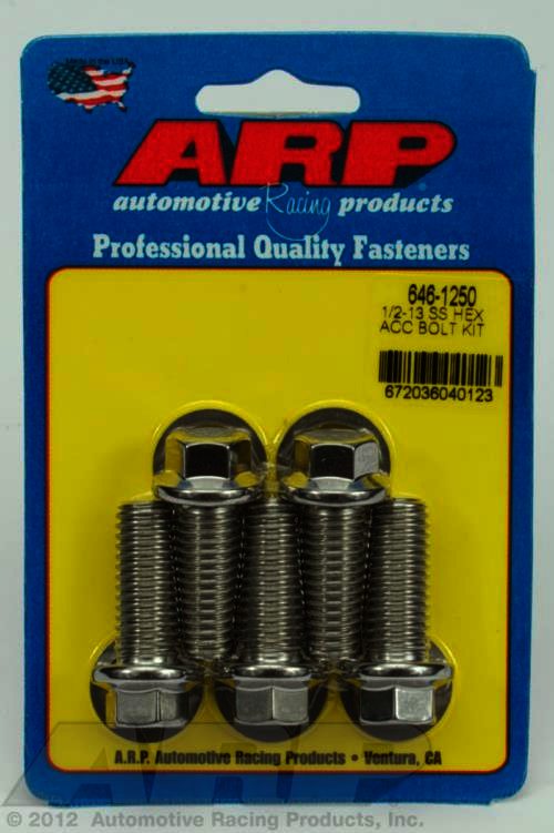 ARP 1/2-13 X 1.250 hex SS bolts - Klik om te sluiten