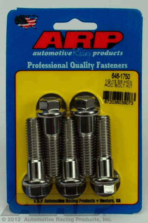 ARP 1/2-13 X 1.750 hex SS bolts - Klik om te sluiten