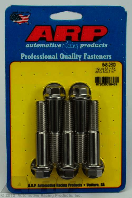 ARP 1/2-13 X 2.500 hex SS bolts - Klik om te sluiten