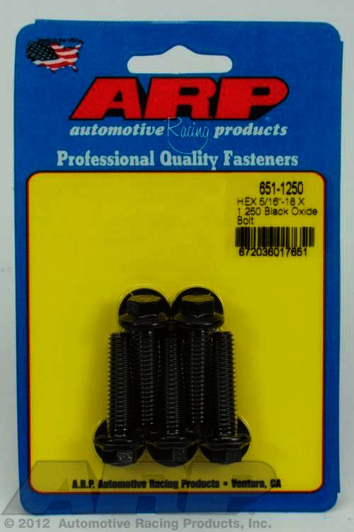 ARP 5/16-18 X 1.250 hex black oxide bolts - Klik om te sluiten