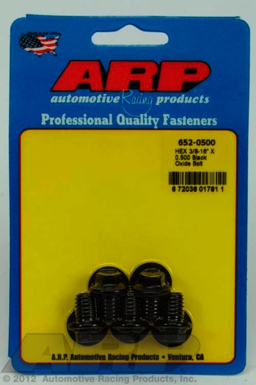 ARP 3/8-16 X 0.500 hex black oxide bolts - Klik om te sluiten