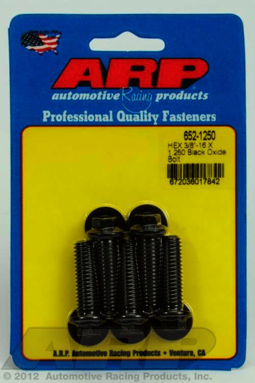 ARP 3/8-16 X 1.250 hex black oxide bolts - Klik om te sluiten