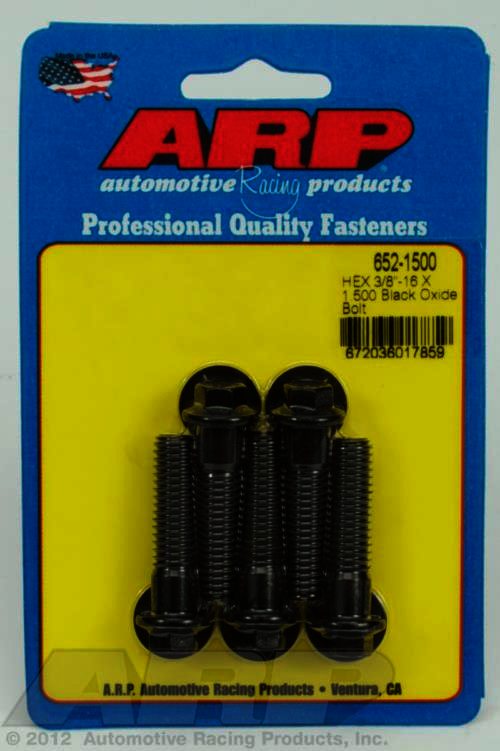 ARP 3/8-16 X 1.500 hex black oxide bolts - Klik om te sluiten