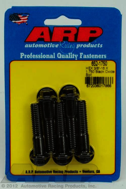 ARP 3/8-16 X 1.750 hex black oxide bolts - Klik om te sluiten