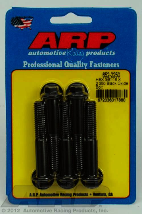 ARP 3/8-16 X 2.250 hex black oxide bolts - Klik om te sluiten