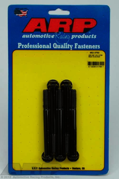 ARP 3/8-16 X 3.750 hex black oxide bolts - Klik om te sluiten