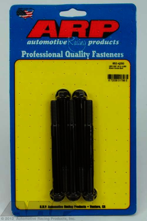 ARP 3/8-16 X 4.250 hex black oxide bolts - Klik om te sluiten