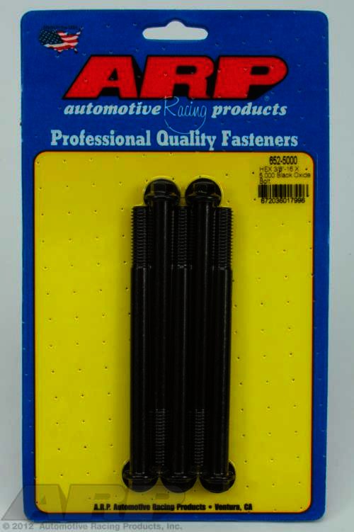 ARP 3/8-16 X 5.000 hex black oxide bolts - Klik om te sluiten