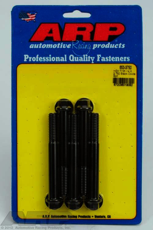 ARP 7/16-14 X 3.750 hex black oxide bolts - Klik om te sluiten