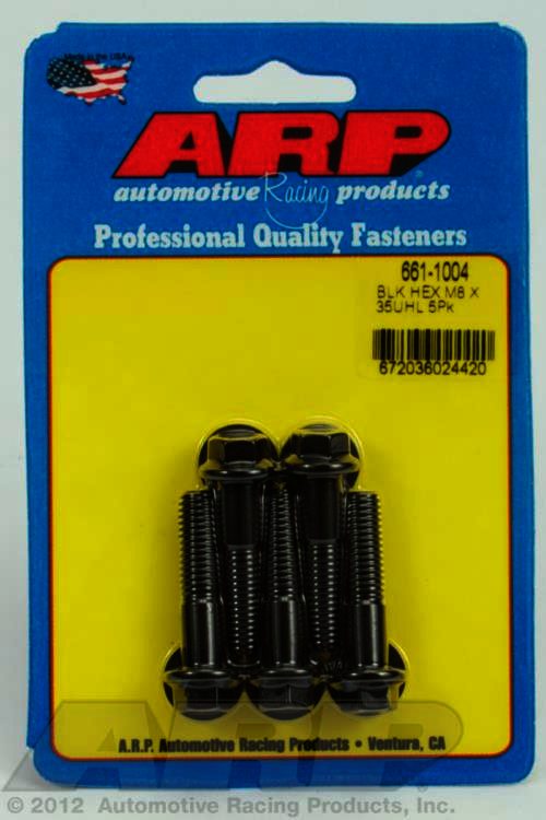 ARP M8 x 1.25 x 35 hex black oxide bolts - Klik om te sluiten