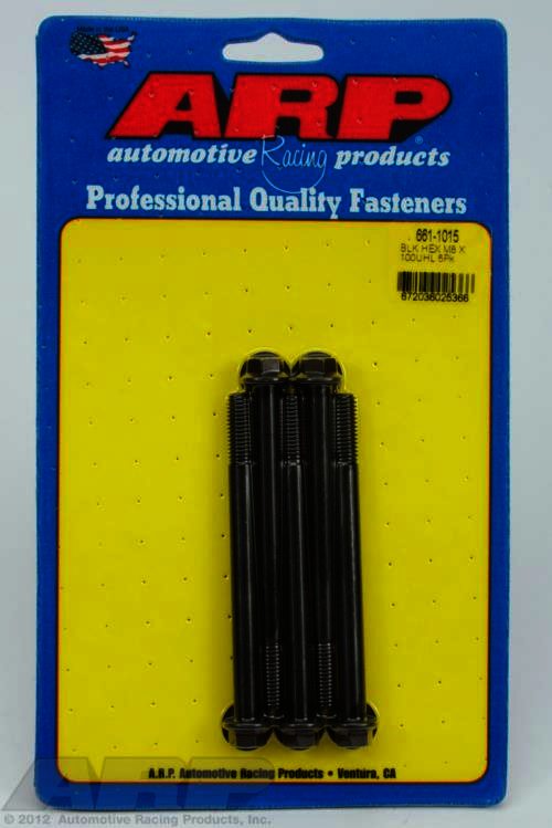 ARP M8 x 1.25 x 100 hex black oxide bolts - Klik om te sluiten