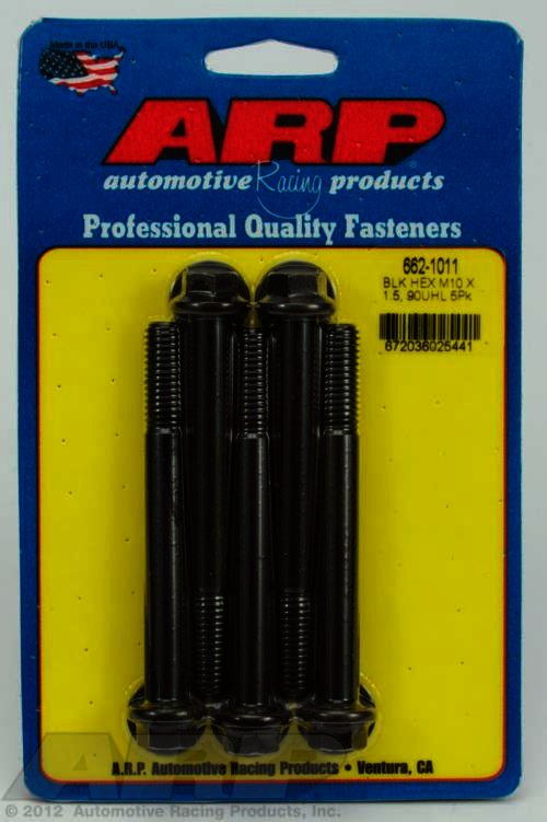 ARP M10 x 1.50 x 90 hex black oxide bolts - Klik om te sluiten