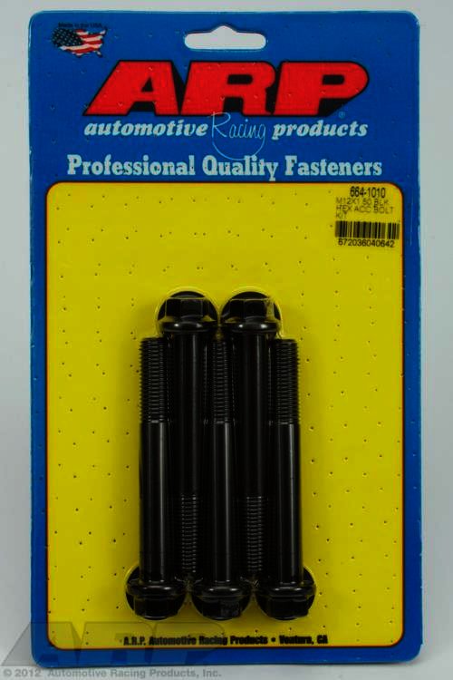 ARP M12 x 1.50 x 90 hex black oxide bolts - Klik om te sluiten