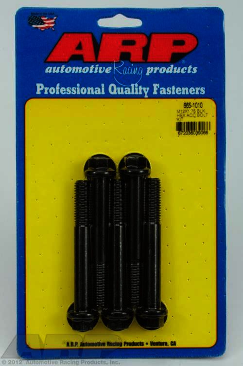 ARP M12 x 1.75 x 90 hex black oxide bolts - Klik om te sluiten